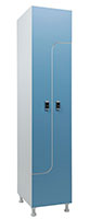 Инструкция по сборке шкафа для раздевалок WLZ 21-40 EL голубой/белый